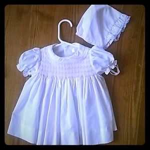 Petit Ami Baby Girl Smocked Day Dress NB
